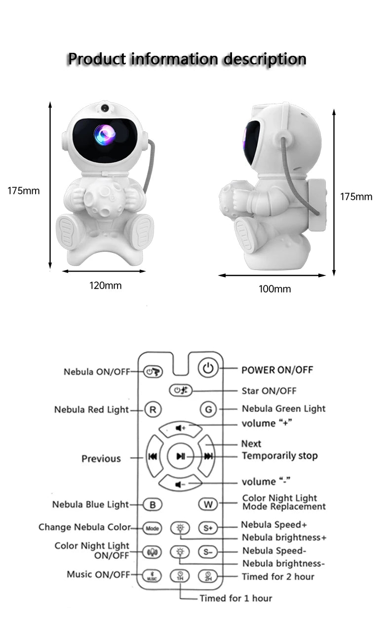 Galaxy Projector & Bluetooth Speaker | Zuky Hub