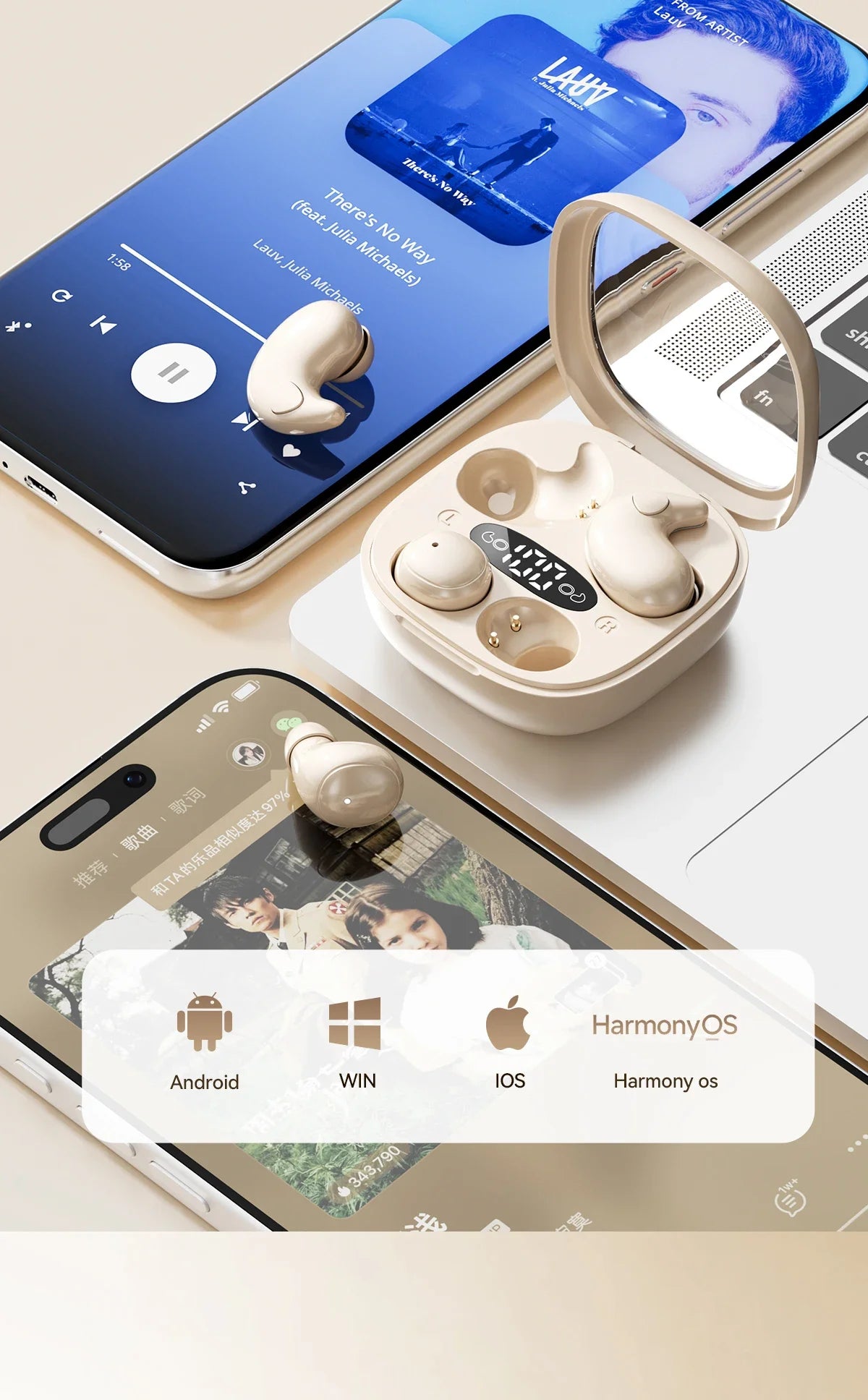 Zuky Z1-Ultra Comfort Multipurpose Open-Ear Buds