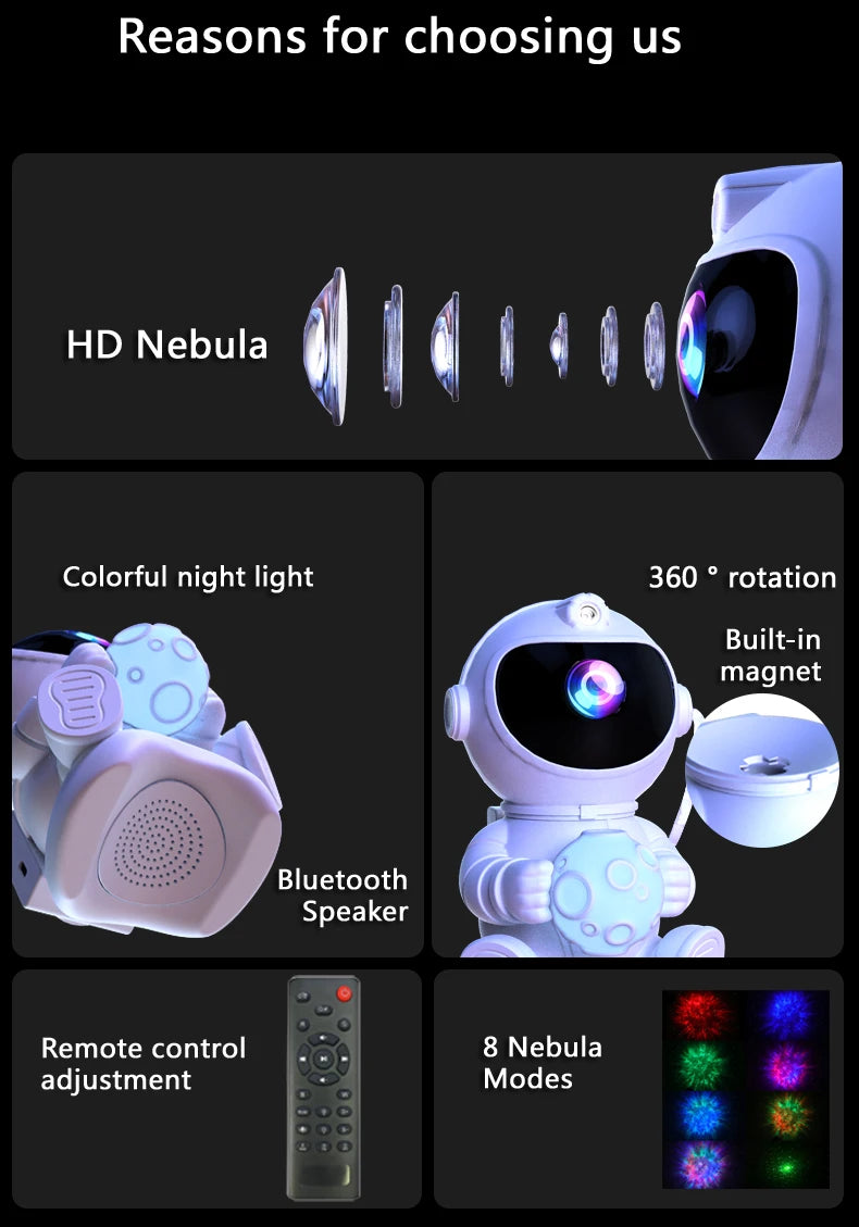 Galaxy Projector & Bluetooth Speaker | Zuky Hub