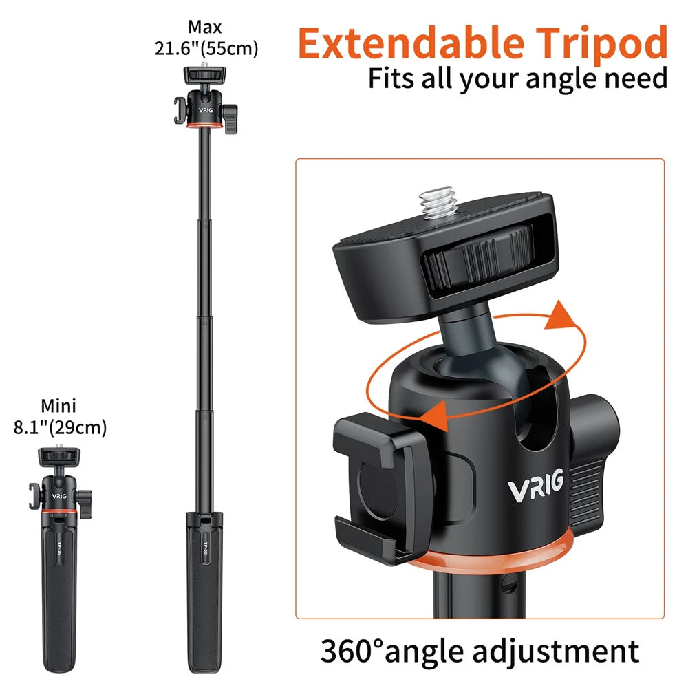 Zuky ultra Magnetic Tripod selfie-stick & Bluetooth remote